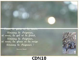 CDN10 - carte double pliée 210 x 148 mm - 2,50 €