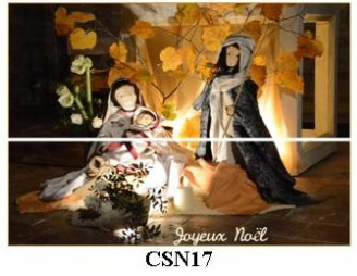 CSN17 - carte simple 105 x 148 mm - 1 €